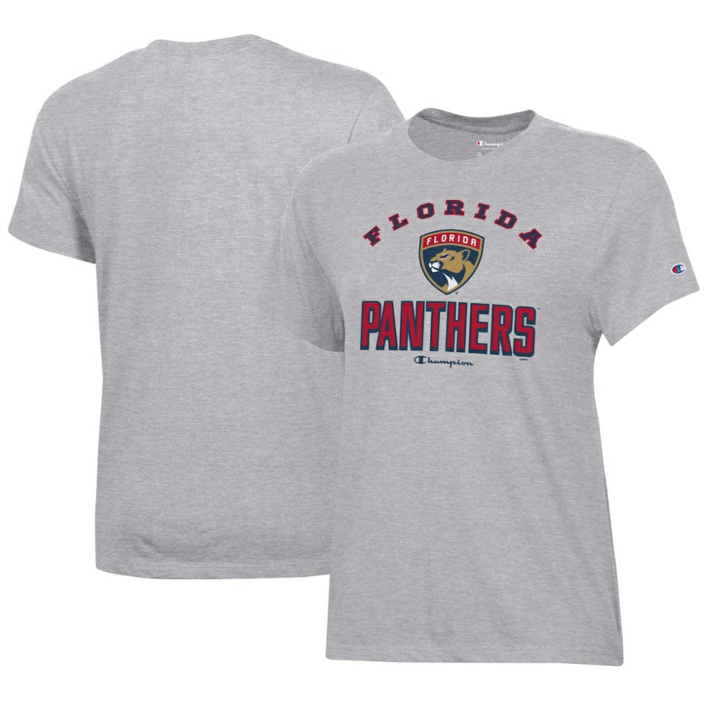 Florida Panthers Champion Women's Core T-Shirt - Heather Gray | US 201078268