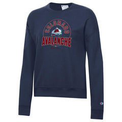 Colorado Avalanche Champion Women's Powerblend Pullover Sweatshirt - Navy | US 201078305