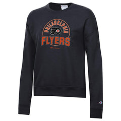 Philadelphia Flyers Champion Women's Powerblend Pullover Sweatshirt - Black | US 201078316