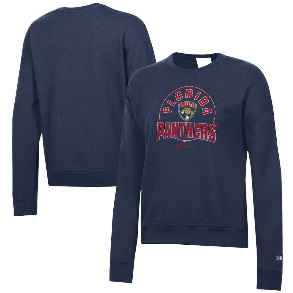 Florida Panthers Champion Women's Powerblend Pullover Sweatshirt - Navy | US 201078317