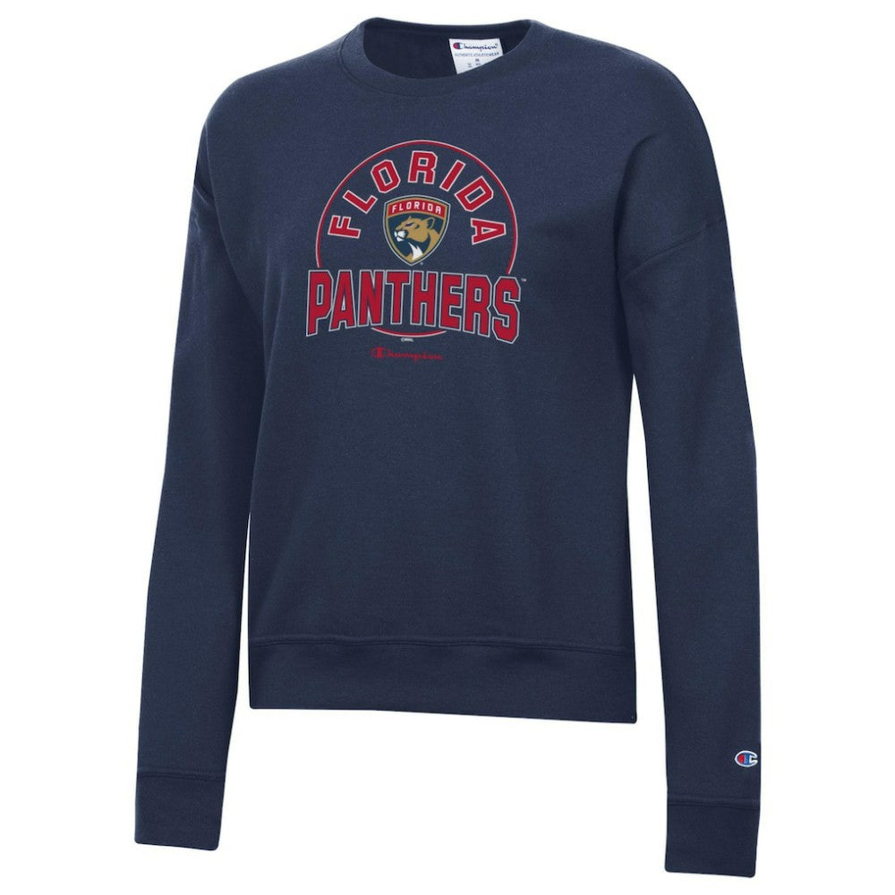 Florida Panthers Champion Women's Powerblend Pullover Sweatshirt - Navy | US 201078317
