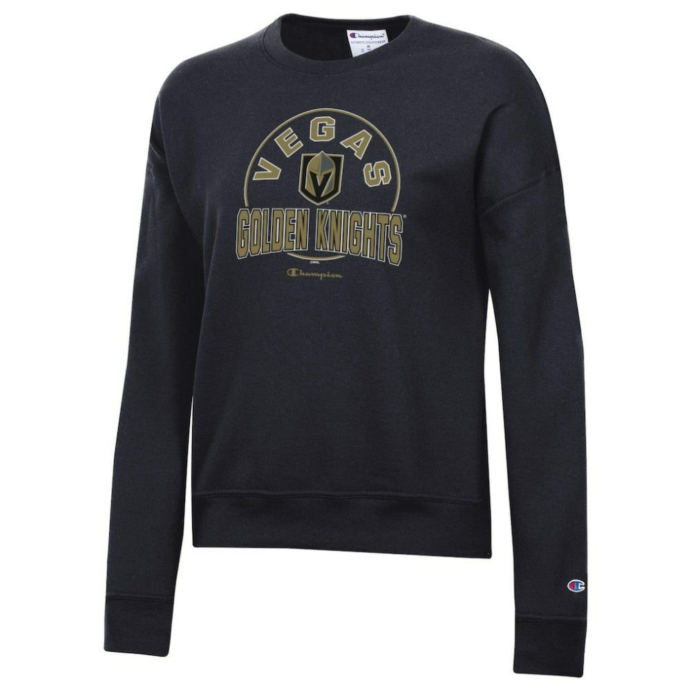 Vegas Golden Knights Champion Women's Powerblend Pullover Sweatshirt - Black | US 201078319