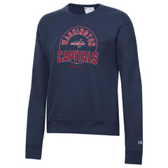 Washington Capitals Champion Women's Powerblend Pullover Sweatshirt - Navy | US 201078321