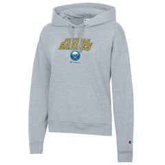 Buffalo Sabres Champion Women's Powerblend Fleece Pullover Hoodie - Gray | US 201078349