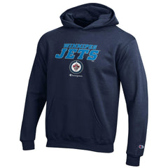Winnipeg Jets Champion Youth Eco Powerblend Pullover Hoodie - Navy | US 201078365