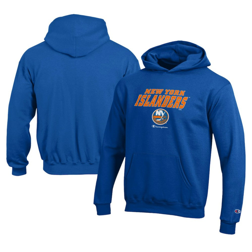 New York Islanders Champion Youth Eco Powerblend Pullover Hoodie - Royal | US 201078370