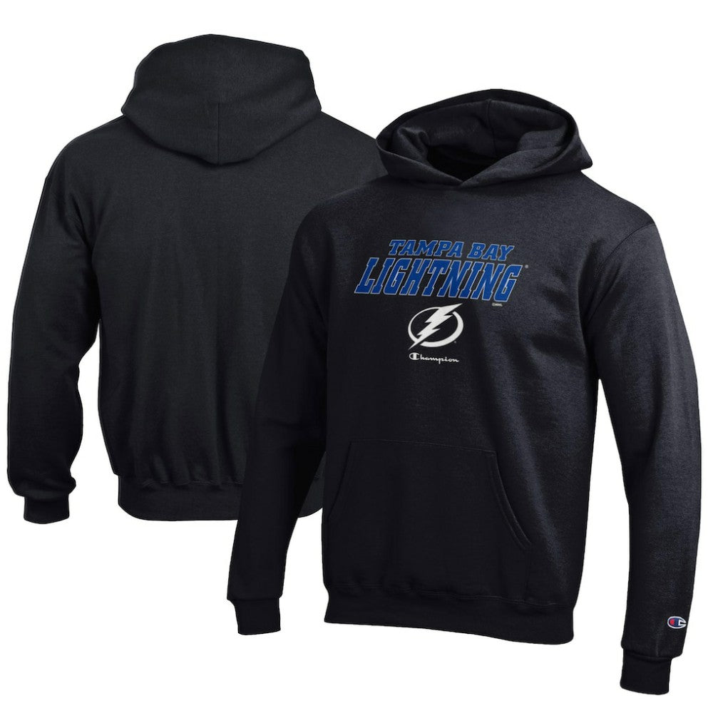 Tampa Bay Lightning Champion Youth Eco Powerblend Pullover Hoodie - Black | US 201078378