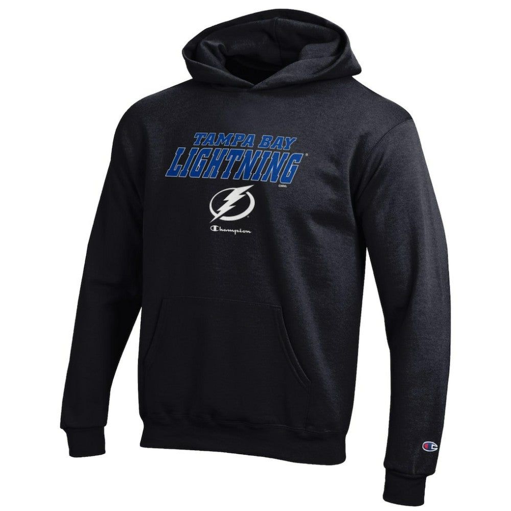 Tampa Bay Lightning Champion Youth Eco Powerblend Pullover Hoodie - Black | US 201078378