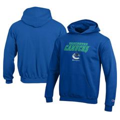 Vancouver Canucks Champion Youth Eco Powerblend Pullover Hoodie - Royal | US 201078380