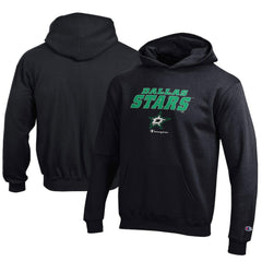 Dallas Stars Champion Youth Eco Powerblend Pullover Hoodie - Black | US 201078386