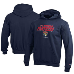 Florida Panthers Champion Youth Eco Powerblend Pullover Hoodie - Navy | US 201078393