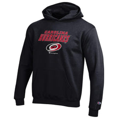 Carolina Hurricanes Champion Youth Eco Powerblend Pullover Hoodie - Black | US 201078396
