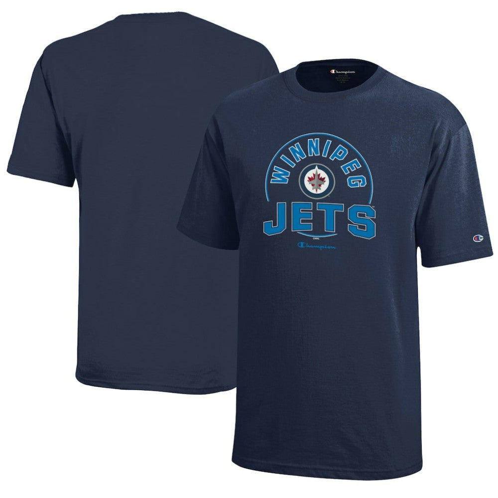 Winnipeg Jets Champion Youth Jersey T-Shirt - Navy | US 201078397