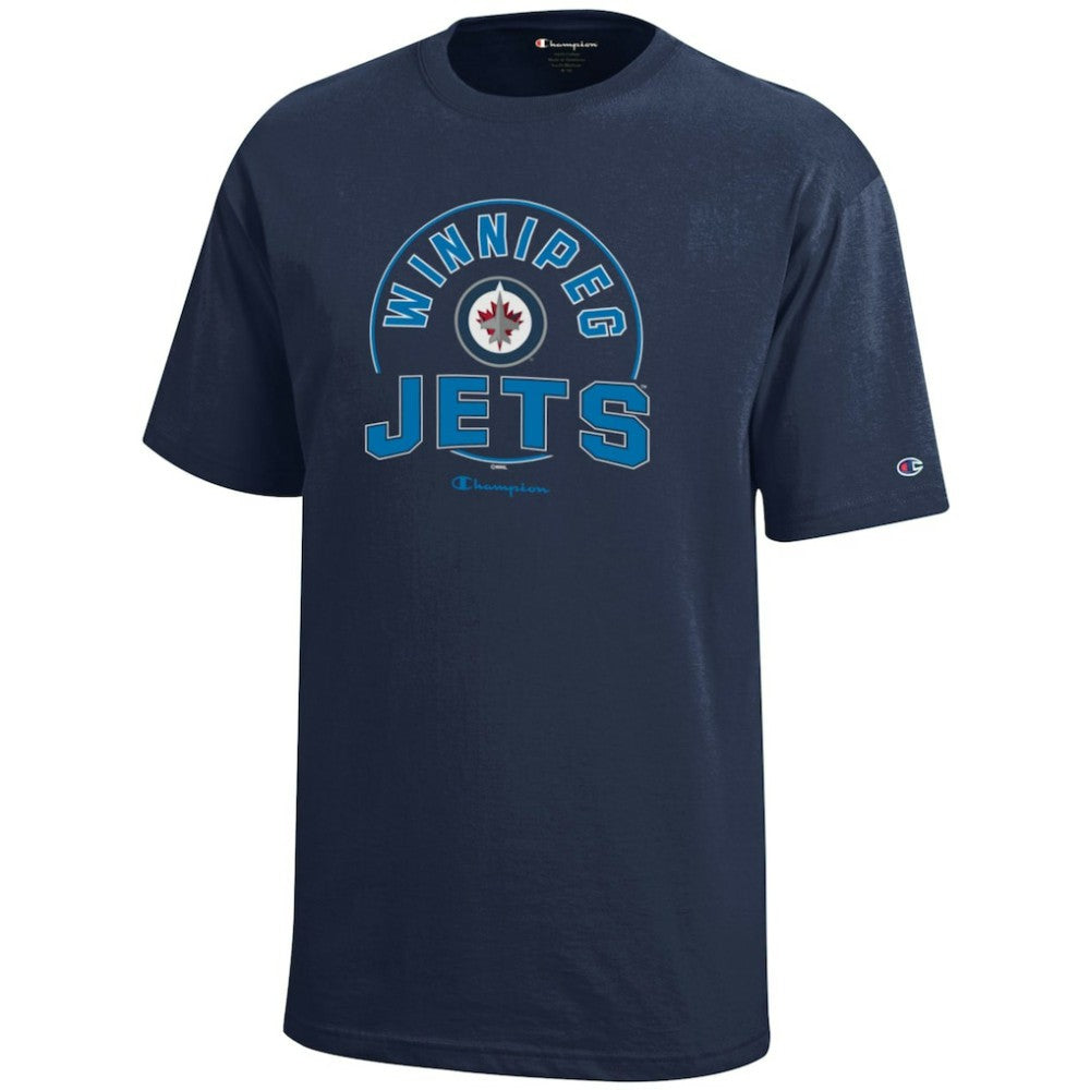 Winnipeg Jets Champion Youth Jersey T-Shirt - Navy | US 201078397