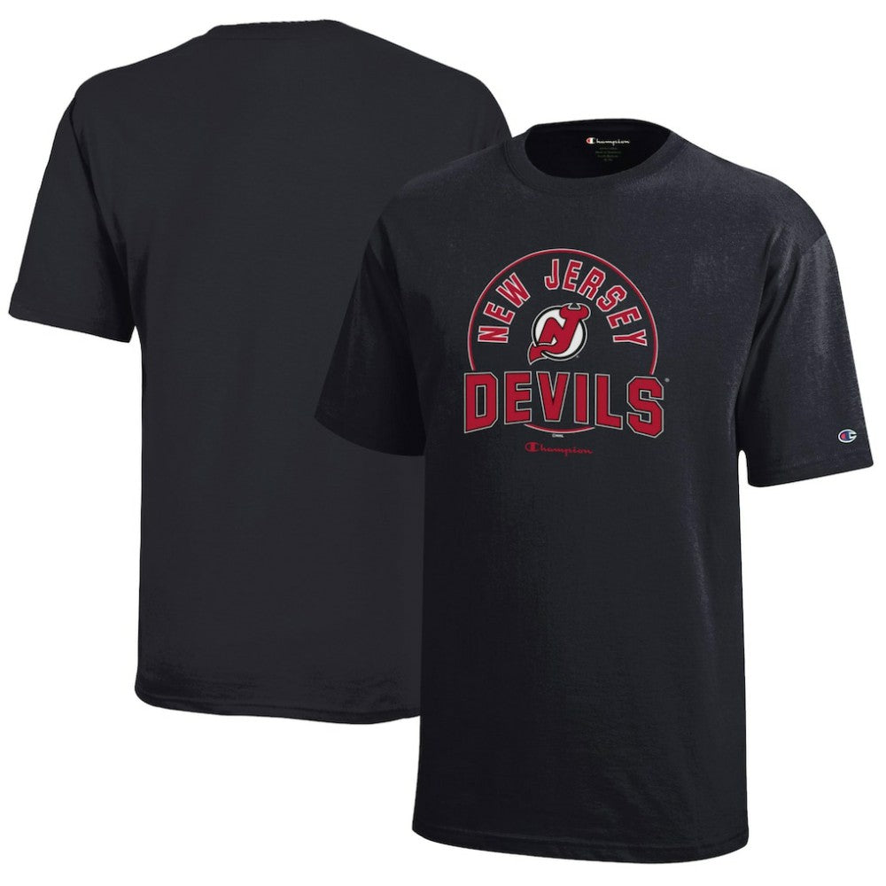 New Jersey Devils Champion Youth Jersey T-Shirt - Black | US 201078406