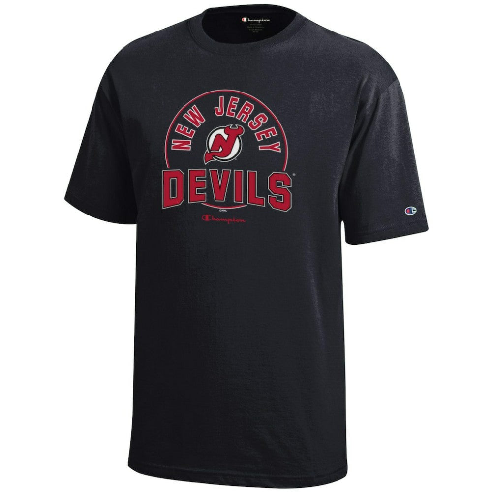 New Jersey Devils Champion Youth Jersey T-Shirt - Black | US 201078406