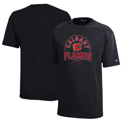 Calgary Flames Champion Youth Jersey T-Shirt - Black | US 201078407