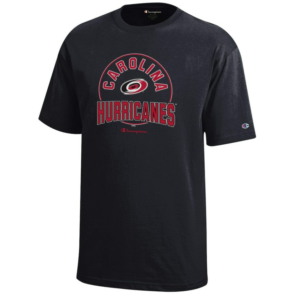 Carolina Hurricanes Champion Youth Jersey T-Shirt - Black | US 201078408