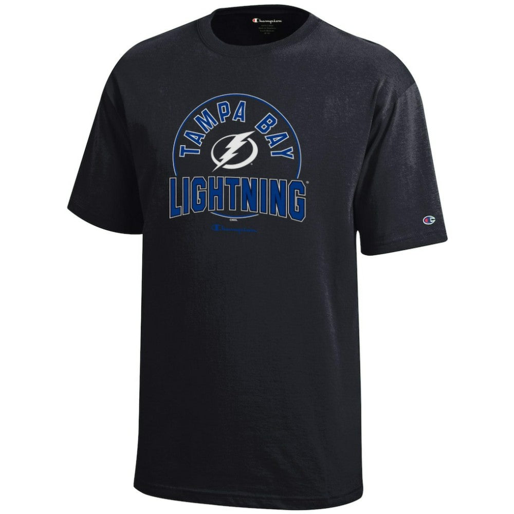 Tampa Bay Lightning Champion Youth Jersey T-Shirt - Black | US 201078417