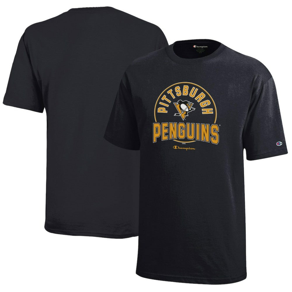 Pittsburgh Penguins Champion Youth Jersey T-Shirt - Black | US 201078419