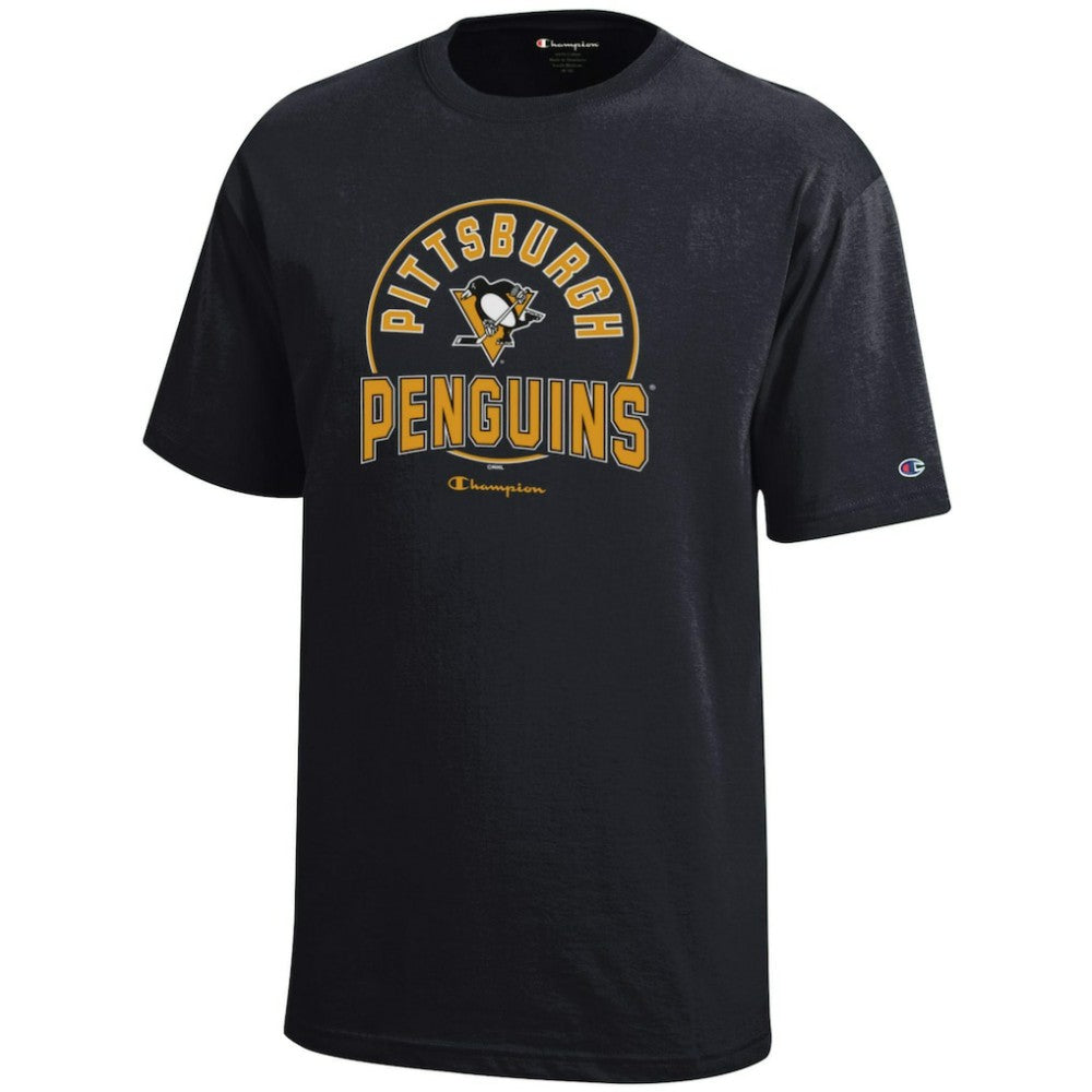 Pittsburgh Penguins Champion Youth Jersey T-Shirt - Black | US 201078419