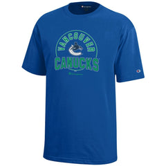 Vancouver Canucks Champion Youth Jersey T-Shirt - Royal | US 201078425