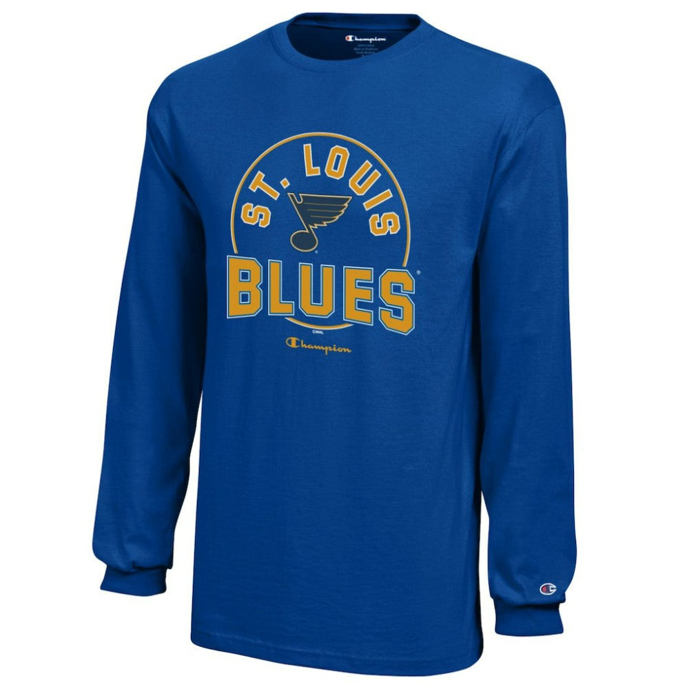 St. Louis Blues Champion Youth Long-Sleeve Jersey T-Shirt - Royal | US 201078440