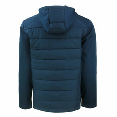 Houston Texans Cutter & Buck Americana Evoke Hybrid Eco Softshell Recycled Full-Zip Hooded Jacket - Navy Jackets