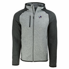 Detroit Lions Cutter & Buck Americana Mainsail Full-Zip Hooded Jacket - Heather Gray/Heather Charcoal Jackets