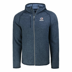 Green Bay Packers Cutter & Buck Americana Mainsail Full-Zip Hooded Jacket - Heather Navy Jackets