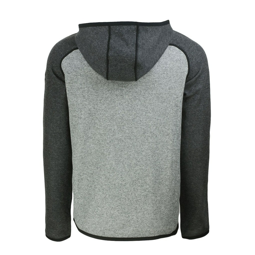 Denver Broncos Cutter & Buck Americana Mainsail Full-Zip Hooded Jacket - Heather Gray/Heather Charcoal Jackets
