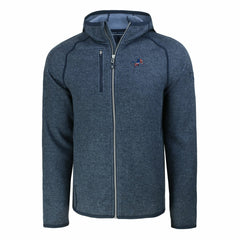 Detroit Lions Cutter & Buck Americana Mainsail Full-Zip Hooded Jacket - Heather Navy Jackets