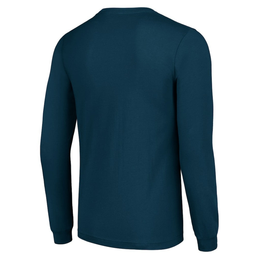 Montreal Canadiens Starter Retro Graphic Long Sleeve Crew T-Shirt - Navy | US 201083218