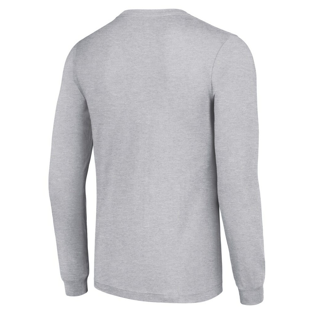 Detroit Red Wings Starter Retro Graphic Long Sleeve Crew T-Shirt - Heather Gray | US 201083251