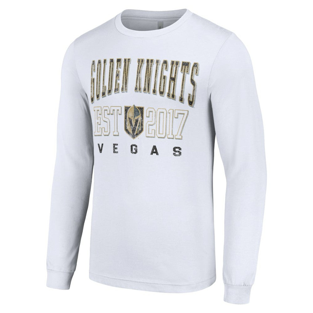 Vegas Golden Knights Starter Logo Graphic Long Sleeve T-Shirt - White | US 201083267