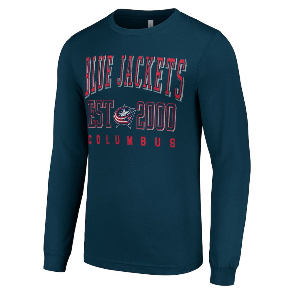 Columbus Blue Jackets Starter Logo Graphic Long Sleeve T-Shirt - Navy | US 201083270