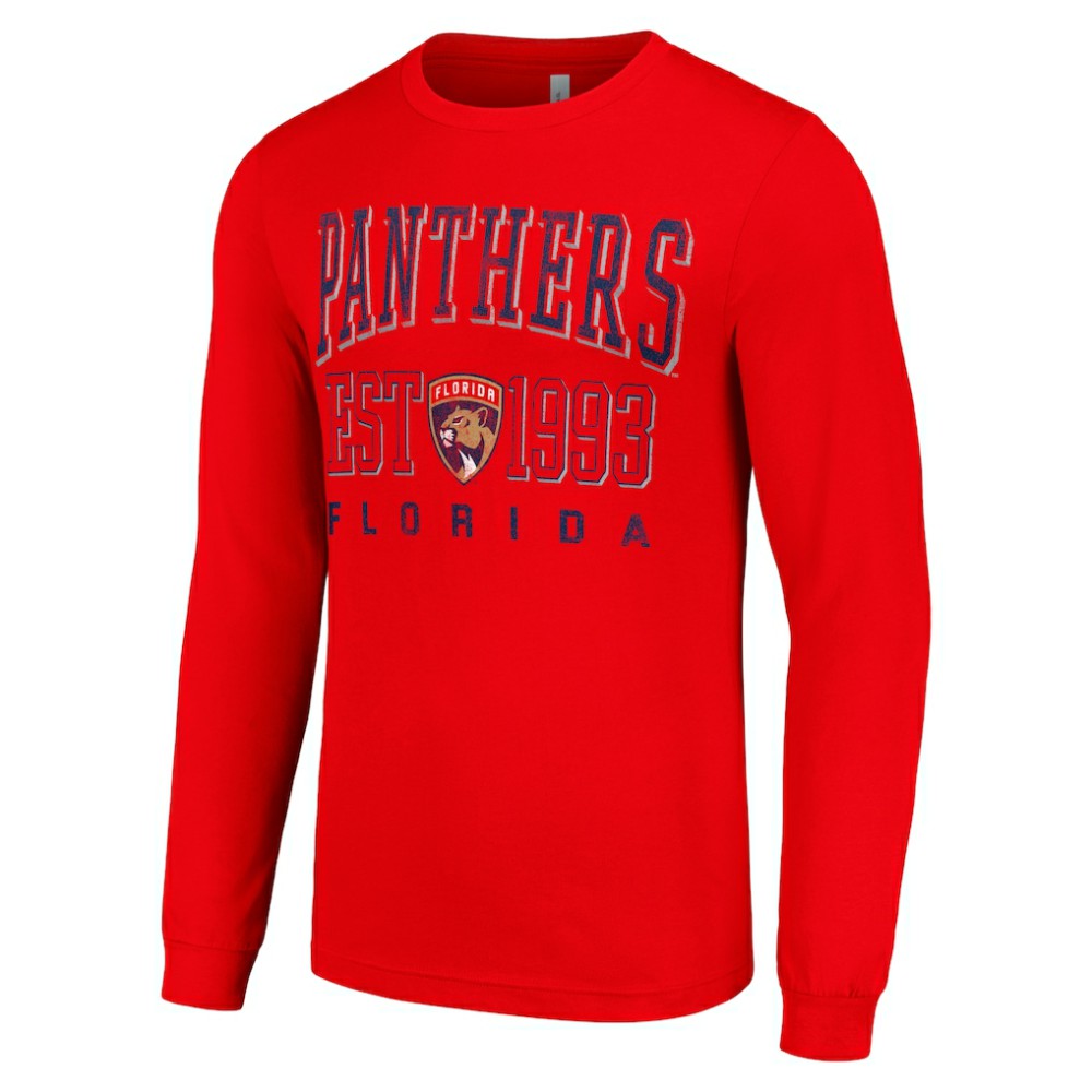 Florida Panthers Starter Logo Graphic Long Sleeve T-Shirt - Red | US 201083277