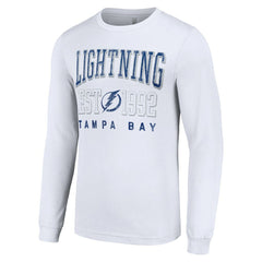 Tampa Bay Lightning Starter Logo Graphic Long Sleeve T-Shirt - White | US 201083288