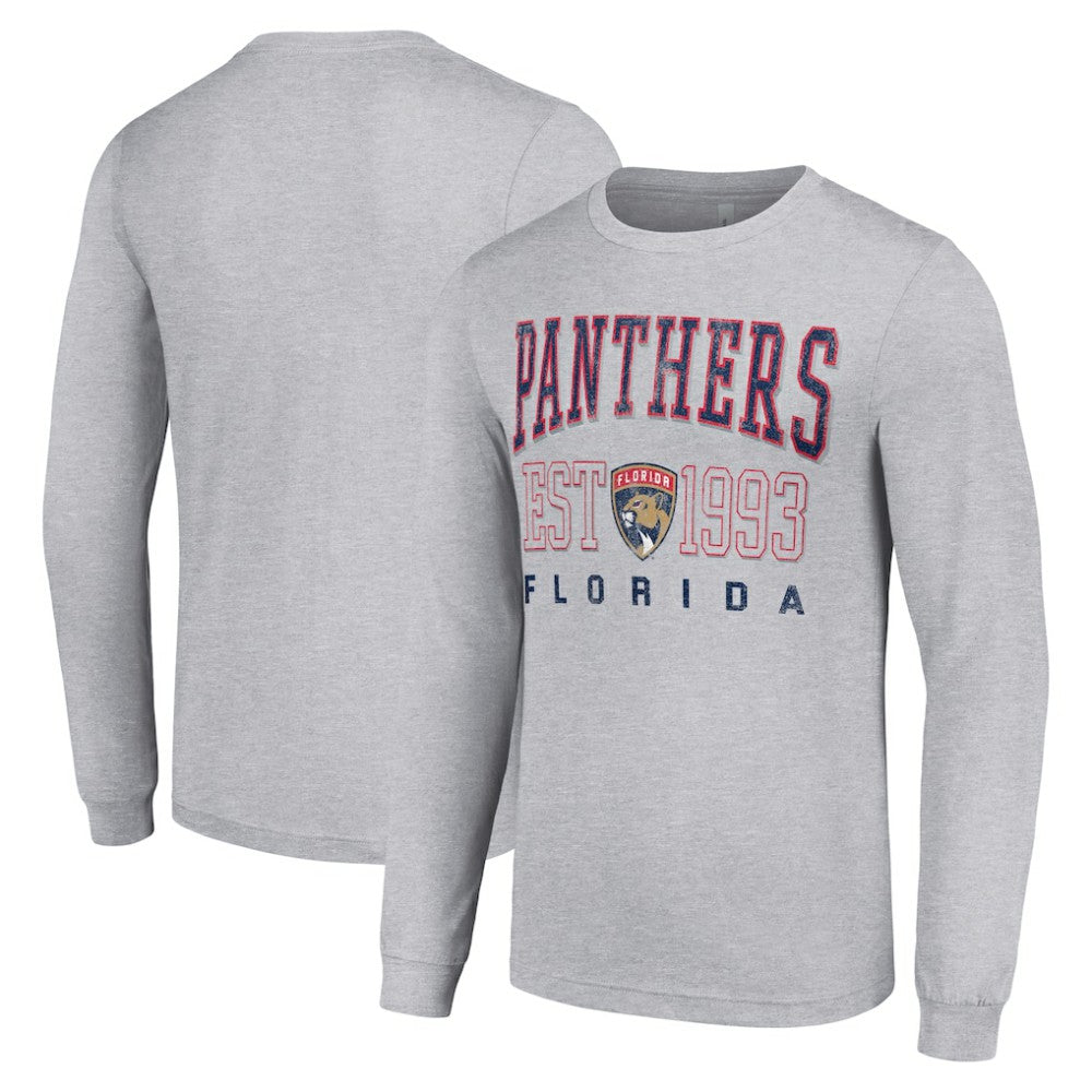 Florida Panthers Starter Logo Graphic Long Sleeve T-Shirt - Heather Gray | US 201083301