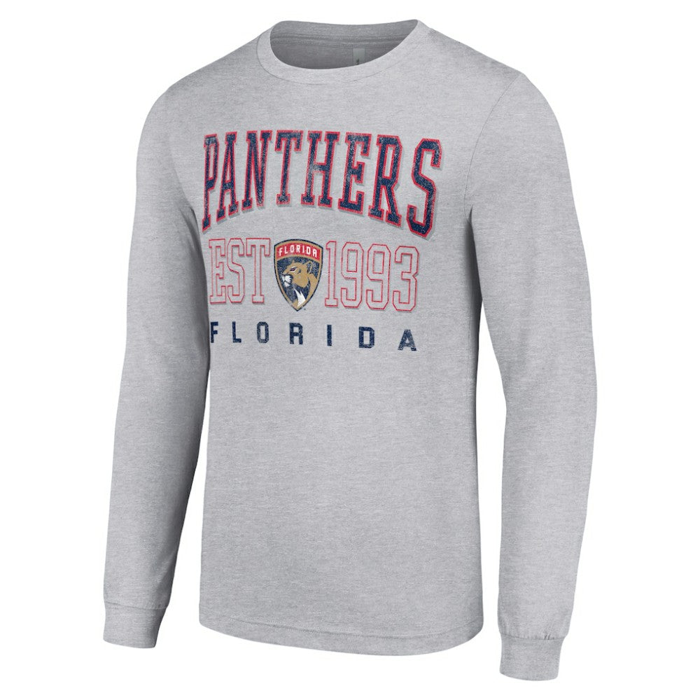 Florida Panthers Starter Logo Graphic Long Sleeve T-Shirt - Heather Gray | US 201083301