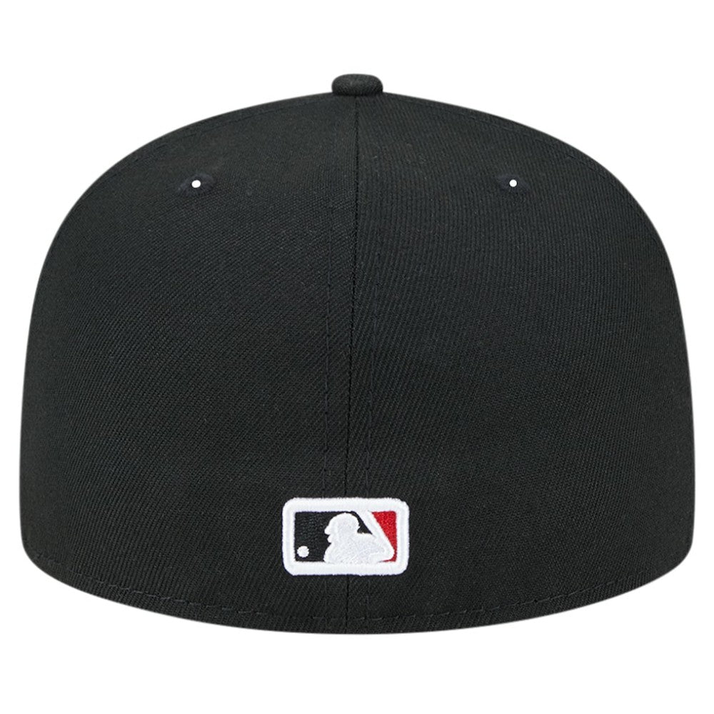 Minnesota Twins New Era Checkered Undervisor 59FIFTY Fitted Hat - Black Hats