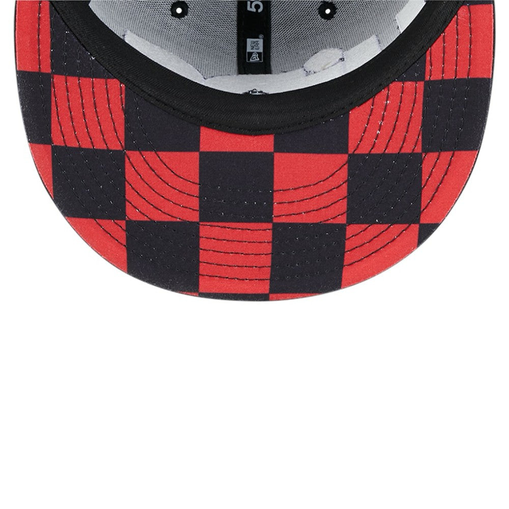 Minnesota Twins New Era Checkered Undervisor 59FIFTY Fitted Hat - Black Hats