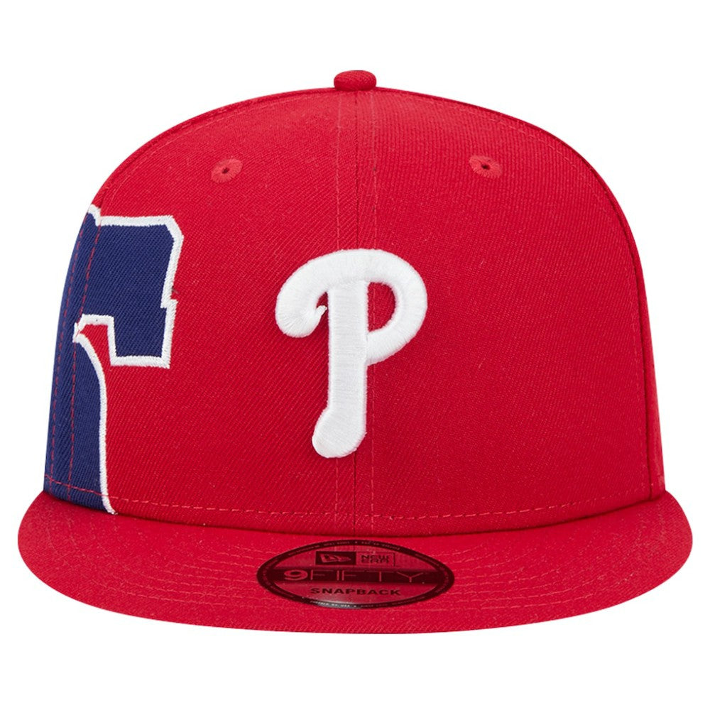 Philadelphia Phillies New Era Logo Strike 9FIFTY Snapback Hat - Red Hats