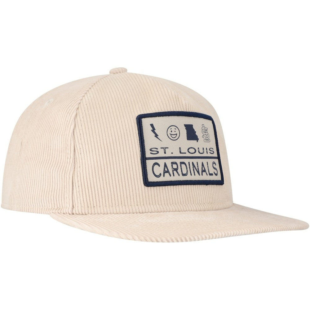 St. Louis Cardinals New Era Summer Essential Golfer Snapback Hat - Khaki Hats