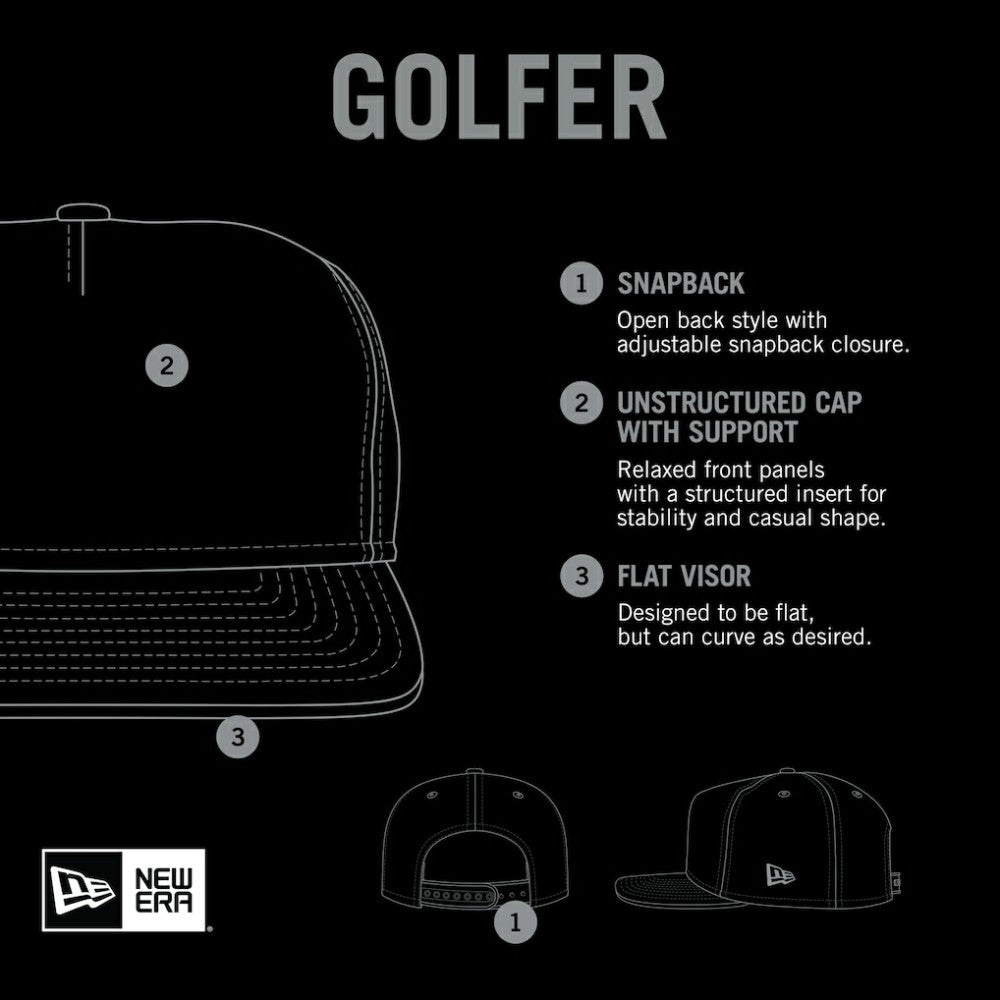 St. Louis Cardinals New Era Summer Essential Golfer Snapback Hat - Khaki Hats