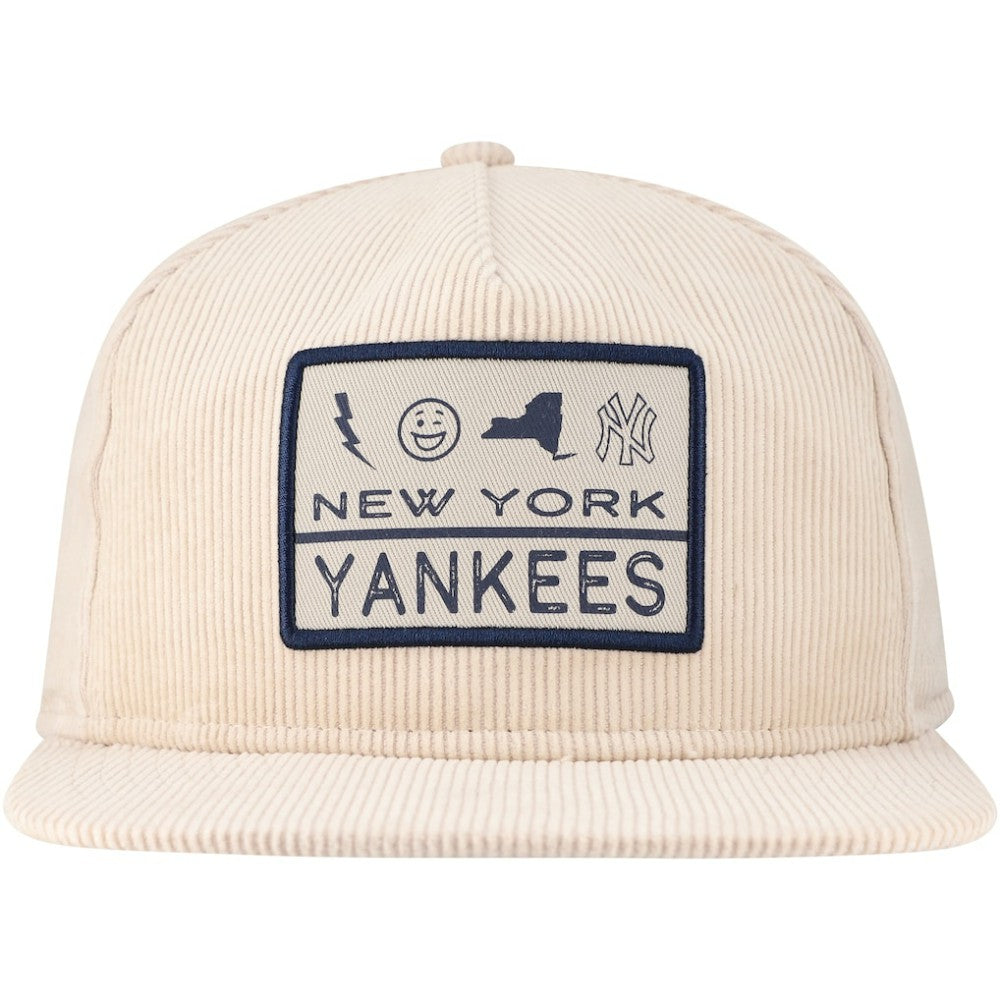 New York Yankees New Era Summer Essential Golfer Snapback Hat - Khaki Hats
