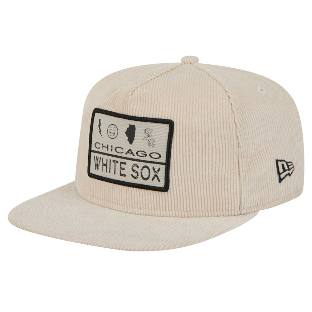 Chicago White Sox New Era Summer Essential Golfer Snapback Hat - Khaki Hats
