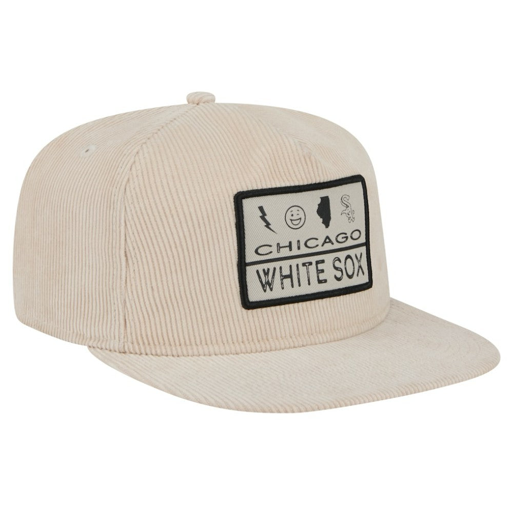 Chicago White Sox New Era Summer Essential Golfer Snapback Hat - Khaki Hats