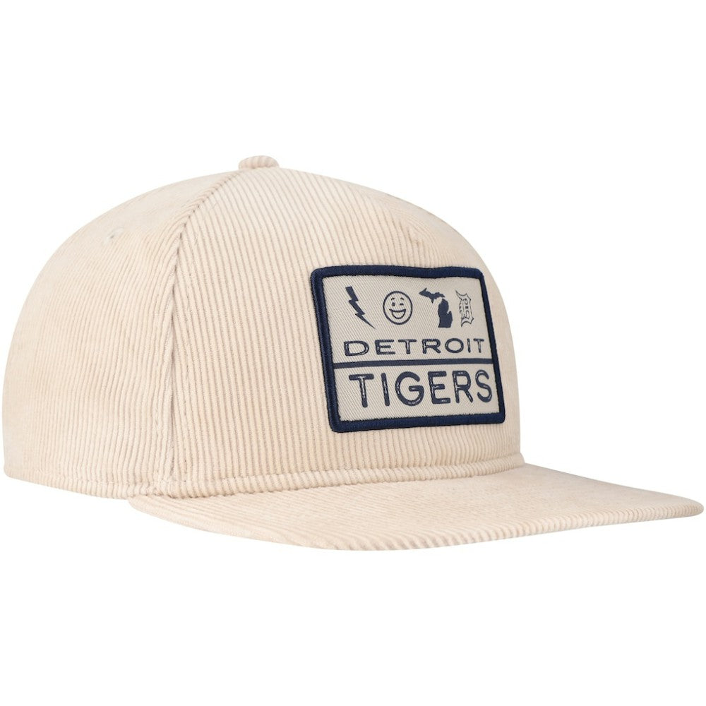 Detroit Tigers New Era Summer Essential Golfer Snapback Hat - Khaki Hats