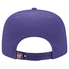 Phoenix Suns Oversized Puff Print Logo Golfer Snapback Hat Purple - New Era
